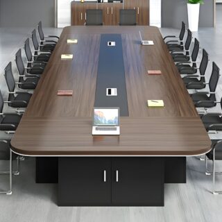 3-link heavy duty waiting bench, 2.4m boardroom table, Mahogany Coat HANGER, Headrest Office Chair, Wooden executive desk, dining table, high back executive chair, 15-locker filing cabinet,