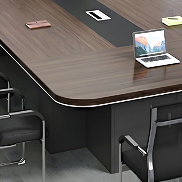 3-link heavy duty waiting bench, 2.4m boardroom table, Mahogany Coat HANGER, Headrest Office Chair, Wooden executive desk, dining table, high back executive chair, 15-locker filing cabinet,