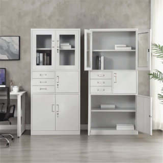 15-locker filing cabinet, 2 way workstation, 2.4m Boardroom table, dining table, Executive desk, Mahogany Coat HANGER, wooden credenza, 2-door wooden cabinet,