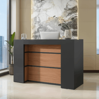 3-link heavy duty waiting bench, 2.4m boardroom table, Mahogany Coat HANGER, Headrest Office Chair, Wooden executive desk, dining table, high back executive chair, 15-locker filing cabinet,