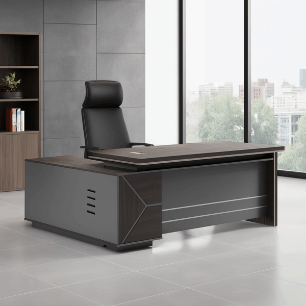 3-link heavy duty waiting bench, 2.4m boardroom table, Mahogany Coat HANGER, Headrest Office Chair, Wooden executive desk, dining table, high back executive chair, 15-locker filing cabinet,
