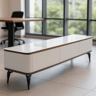 Executive desk, wooden credenza, visitors chairs, mahogany coat hanger, link chairs, dressing mirrors, headrest office chair, reception desk, study desk, boardroom table, filling cabinet, directors chair, orthopedic chair,