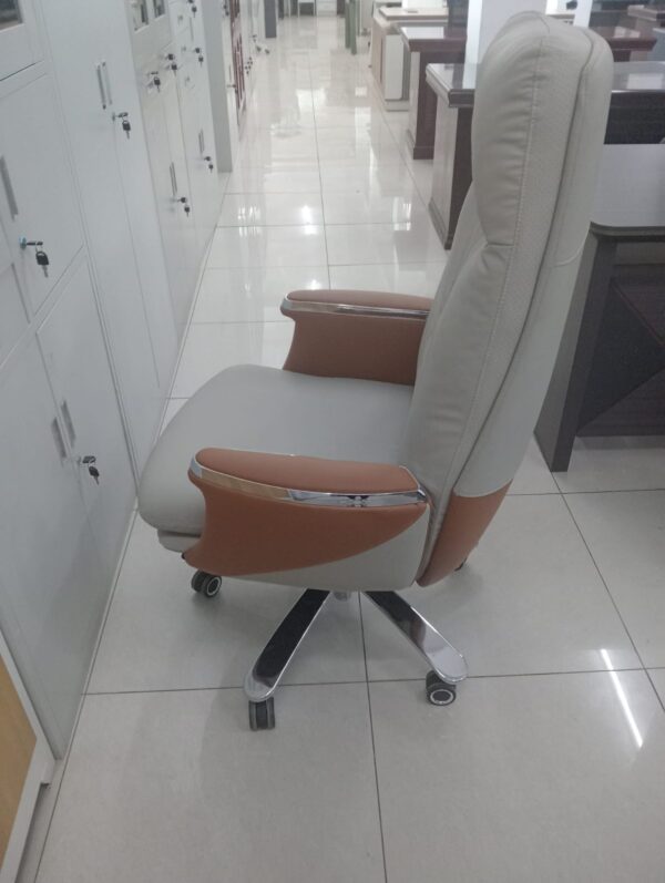 3-link heavy duty waiting bench, 2.4m boardroom table, Mahogany Coat HANGER, Headrest Office Chair, Wooden executive desk, dining table, high back executive chair, 15-locker filing cabinet,