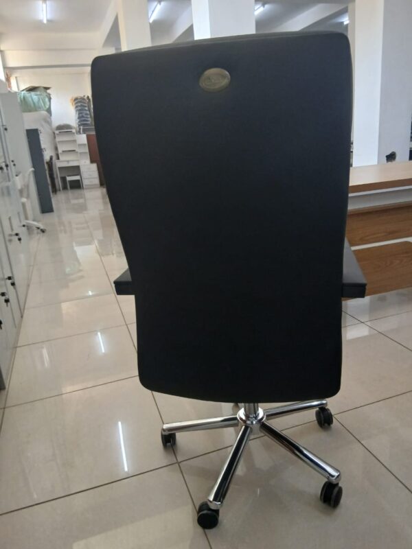 3-link heavy duty waiting bench, 2.4m boardroom table, Mahogany Coat HANGER, Headrest Office Chair, Wooden executive desk, dining table, high back executive chair, 15-locker filing cabinet,