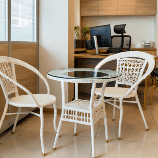 3-link heavy duty waiting bench, 2.4m boardroom table, Mahogany Coat HANGER, Headrest Office Chair, Wooden executive desk, dining table, high back executive chair, 15-locker filing cabinet,