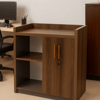 Hybrid Credenza with Drawers & Shelves