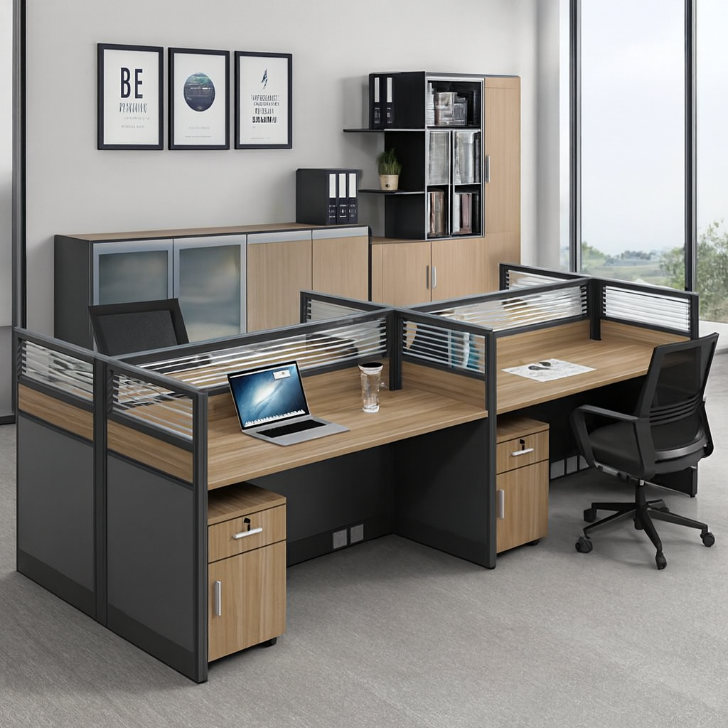 3-link heavy duty waiting bench, 2.4m boardroom table, Mahogany Coat HANGER, Headrest Office Chair, Wooden executive desk, dining table, high back executive chair, 15-locker filing cabinet,