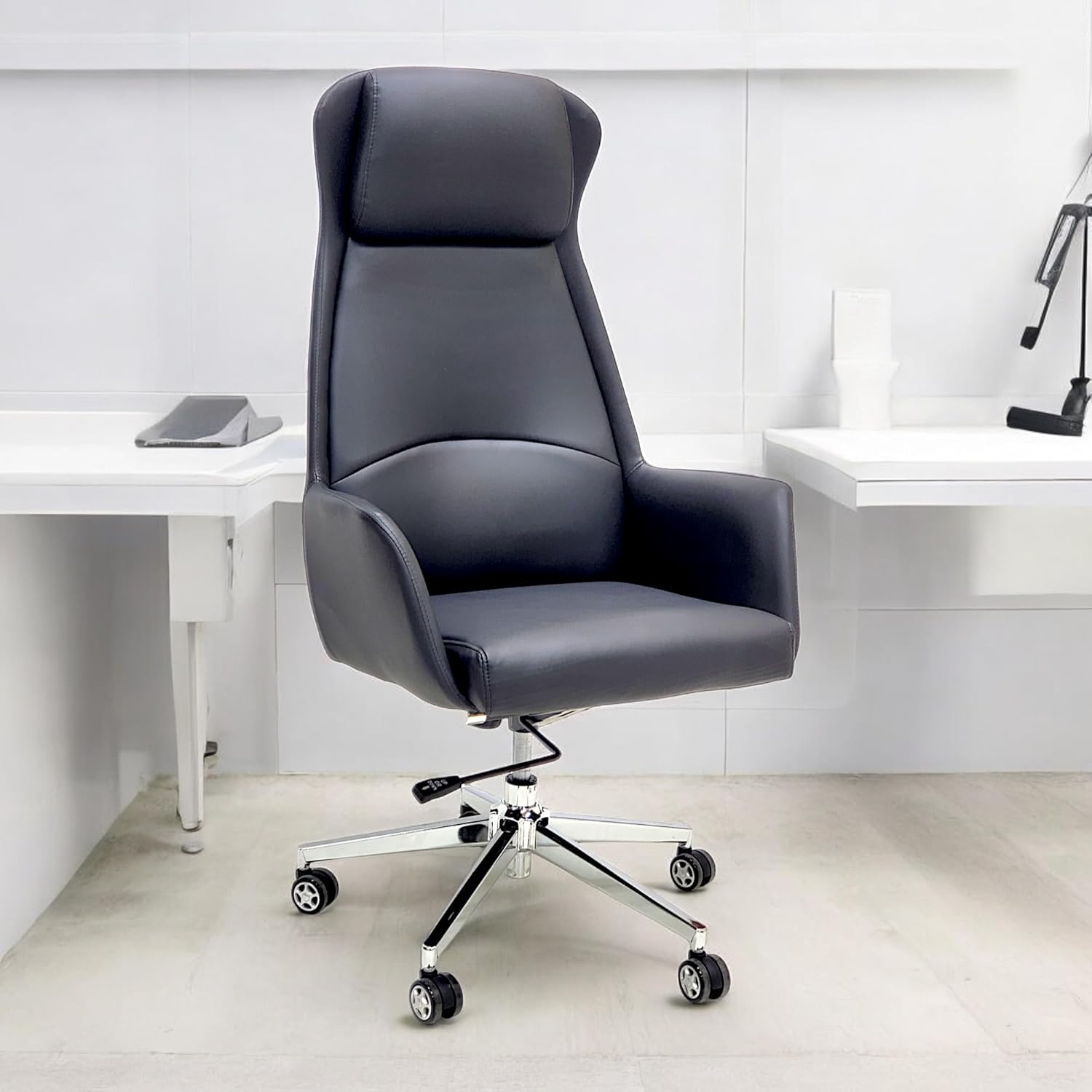 Mahogany coat hangers, Waiting benches, conference seat, boardroom tables, marble tables, high back chairs, Eames tables,