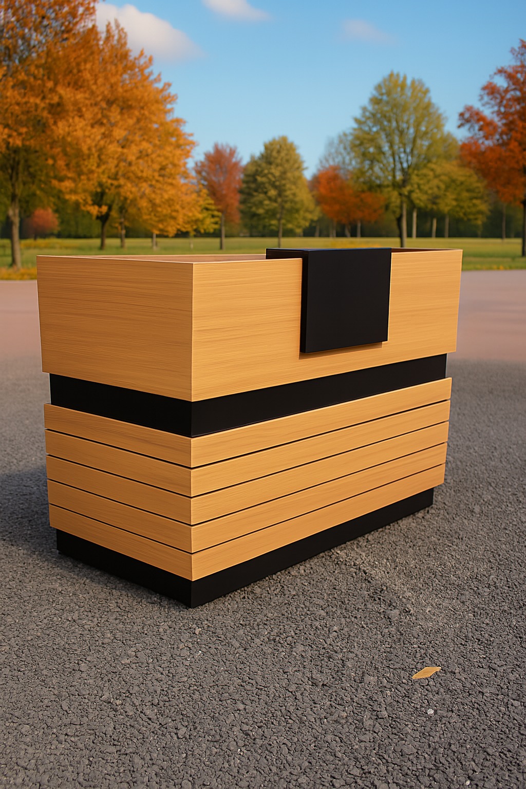 Marble table, Eames chairs, reception desk, workstation, high back chairs,