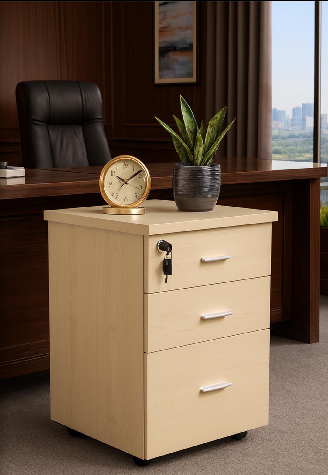 Conference seats, Coffee tables, Tv stands, Reception desks, file cabinets, marble table, dinning table, coat hangers, wooden credenza,