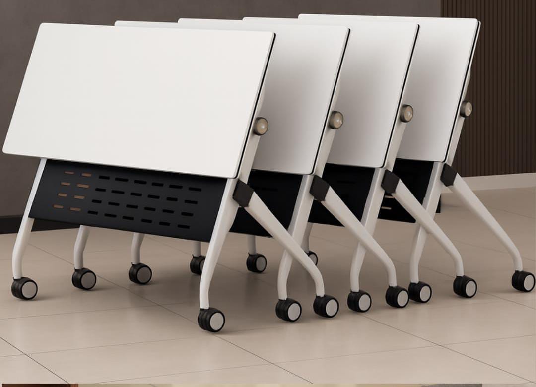 dining table, Reception desk, file cabinet, coat hangers, wooden credenza, pedestal, tosca chairs, Catalina chair,