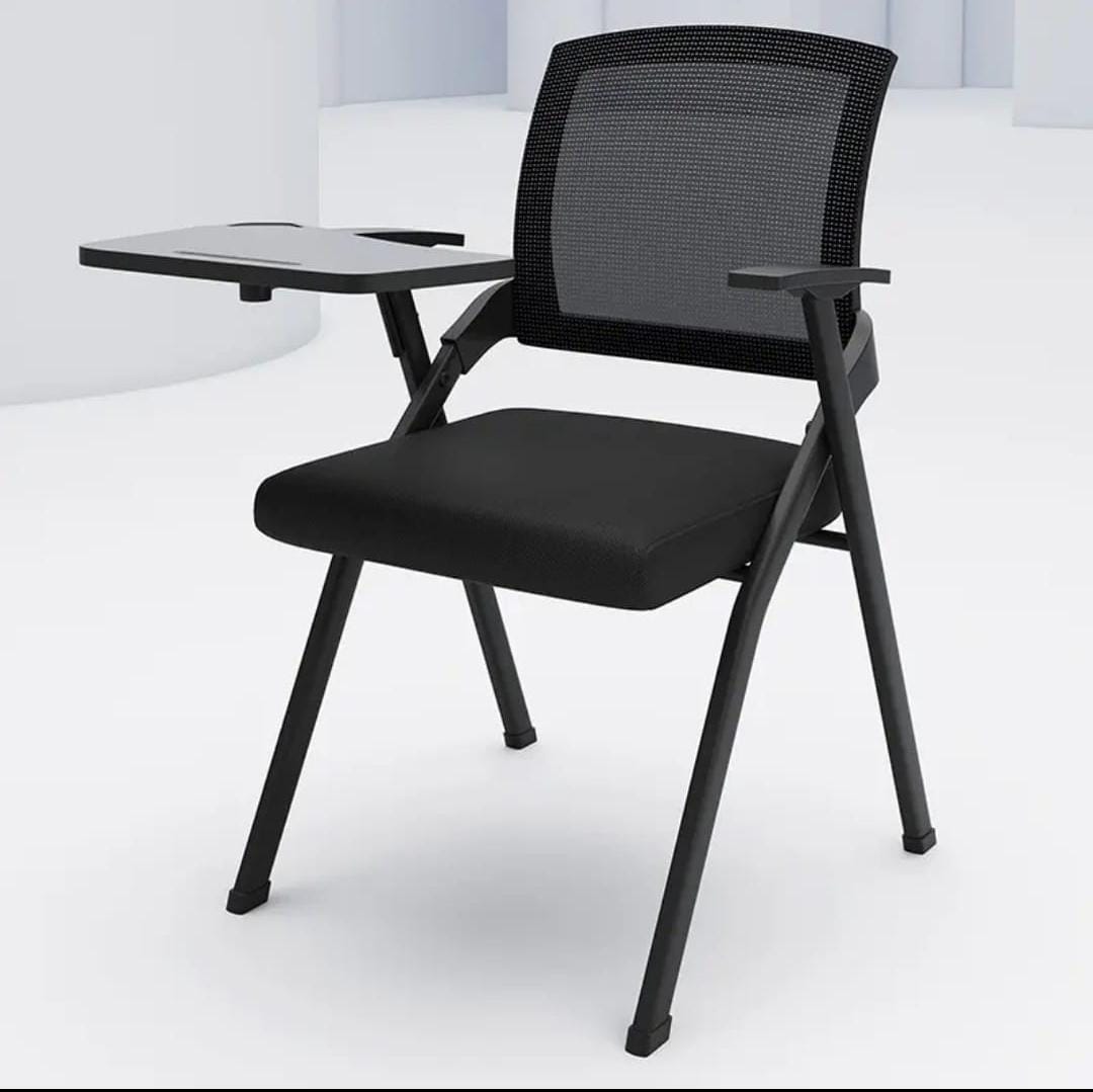 2-way workstation, 4-drawer cabinet, Round Eames Table, Executive office seat, Cashier mesh chair, Waiting benches, conference chairs,