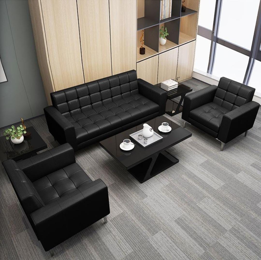 Executive Office sofas, marble table, wooden credenza, workstations, filing cabinets, executive desks, strong mesh, headrest chair,