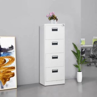 1.8M executive desk, 4-drawer steel cabinet, Ergonomic Office chair, Filing cabinet, coat hanger, reception desk,