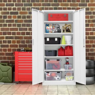 1.8M executive desk, 4-drawer steel cabinet, Ergonomic Office chair, Filing cabinet, coat hanger, reception desk,