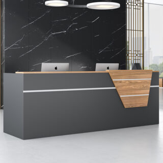 Reception desk, 2-way workstation, fireproof safe, filing cabinet, wooden pedestal, dining table,