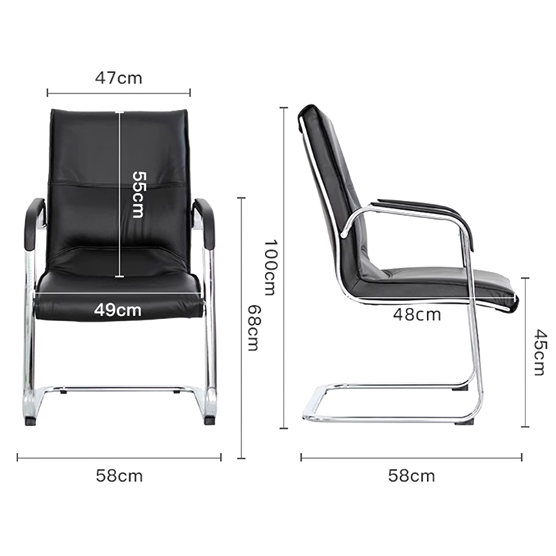 Reception desk, Executive desk, workstation, Eames chairs, filing cabinet,