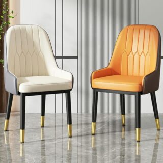 Reception desk, workstations, coat hanger, waiting chair, filing cabinet,