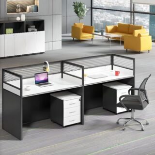 Reception desk, Executive Desk, waiting bench, filing cabinet, high back chairs, movable pedestal,