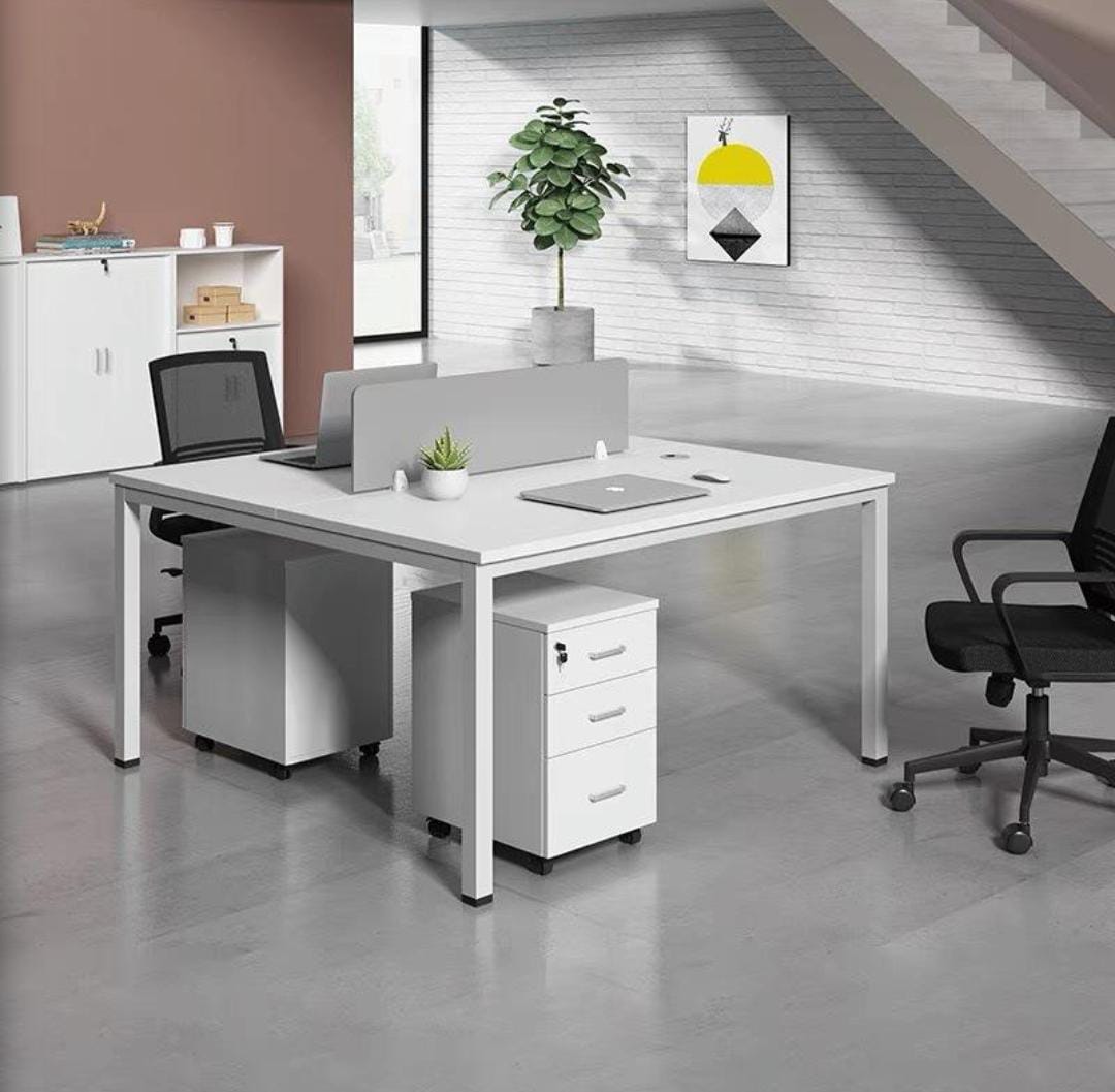 Cashier seat, workstations, reception desk, headrest office chair, coat hangers, boardroom table,