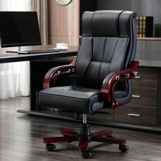 1-Way office workstation, 1.4m executive desk, orthopedic office seat, waiting bench, headrest office seat, filing cabinet, fireproof safe,