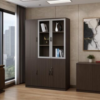 1.8M Executive desk, 4-drawer steel cabinet, back mesh office chair, visitors waiting chair, workstations, Eames dining chairs, filling cabinet,