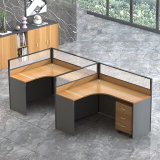 Reception desk, workstation, marble table, executive desk, coat hanger, mesh chair,