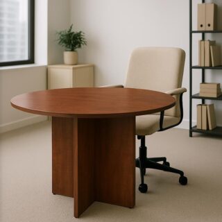 Reception desk, workstation, conference seats, foldable seats, mahogany coat hanger, fireproof safe,