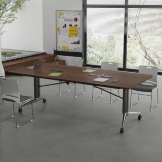 Reception desks, workstations, foldable tables, foldable chairs, wooden credenza, movable pedestal,