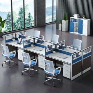 6-Way Office Workstation