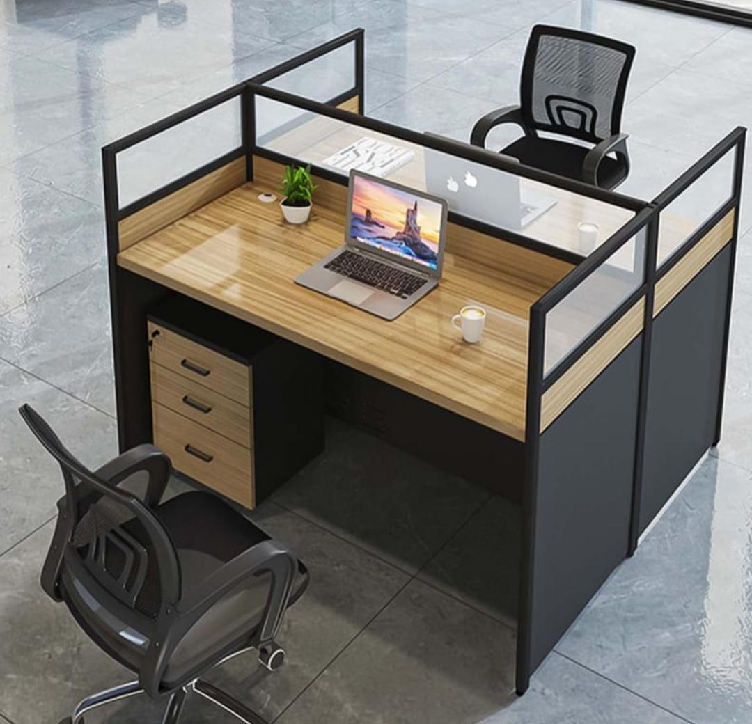 2-way office workstation, Reception desk, Filing cabinets, Eames chairs, Executive desks, Movable pedestal, 2-door wooden credenza, Headrest chairs, Outdoor set,