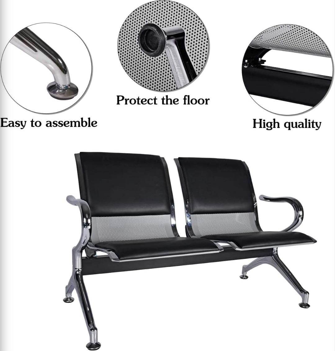 2-Door wooden credenza , Reception desk, 1.2M Desk, Movable pedestal, Filing cabinet, Fireproof safe, Office chairs, Mahogany coat hangers, Workstations, 2-Link padded waiting bench,