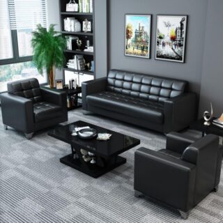 Reception desk, Workstation, Office chairs, Movable pedestal, 2-Door wooden credenza, Filing cabinet, Mesh chairs, Dressing table, Coat hangers, CEO recliner seat,