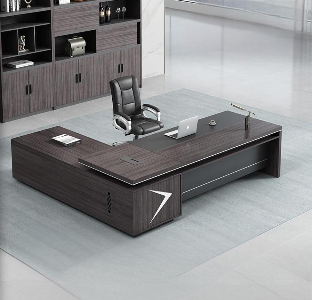 Mahogany coat hanger, Dining table, Dressing table, 2-Way workstation, Reception desk, CEO Recliner seat, 2-Door wooden credenza, Boardroom table, Conference seats,