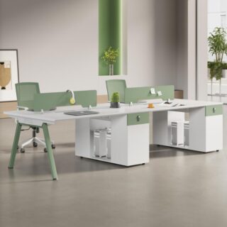Workstation, Reception desk, Waiting bench, Office chairs, Dining table, Dressing table, Foldable training table, Filing cabinet, 2-Door wooden credenza,