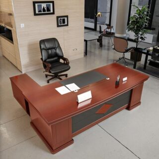 Mahogany coat hanger, Executive office desk, Adjustable electric table, Dining table, Eames seats, Office chairs, Dressing table, Filing cabinet, Movable pedestal, 2-Door wooden credenza,