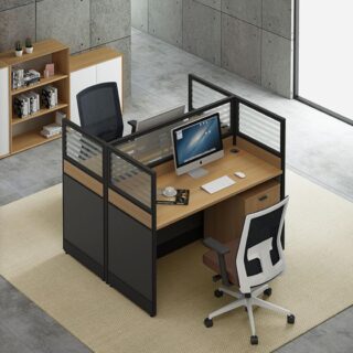 Boardroom table, Mahogany coat hanger, 2-Door wooden credenza, Waiting bench, Movable pedestal, File cabinet,