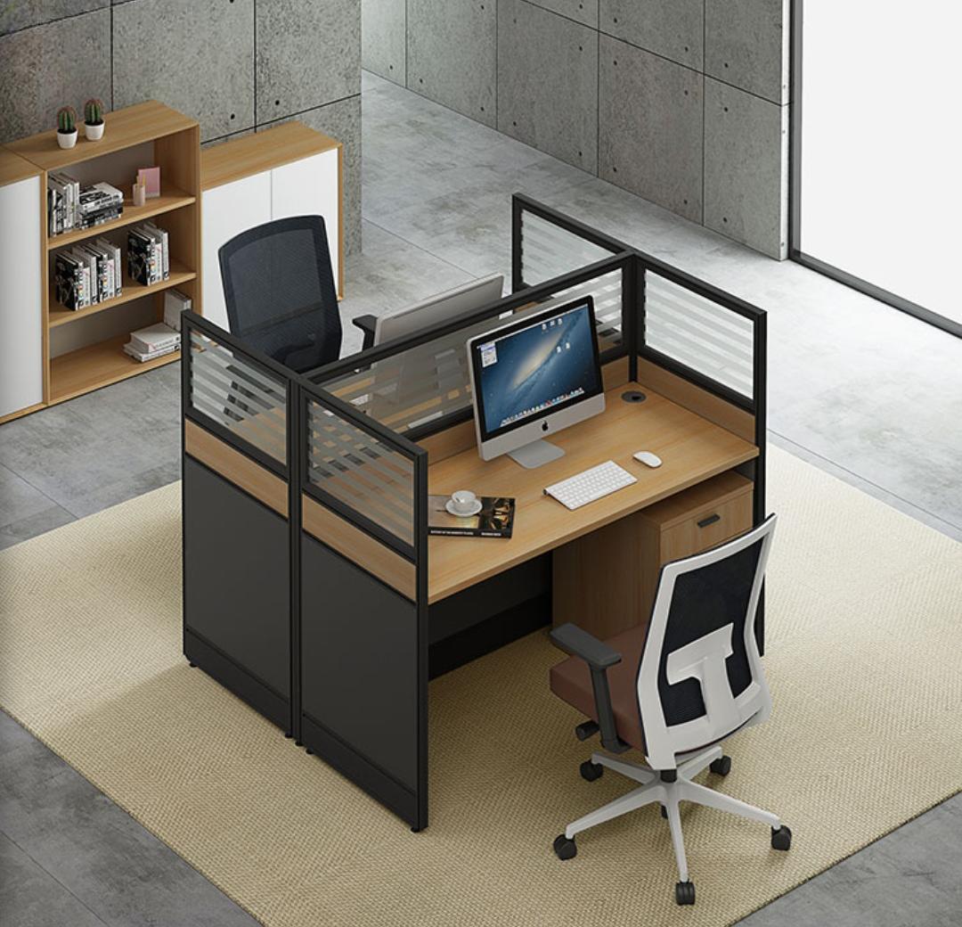 Boardroom table, Mahogany coat hanger, 2-Door wooden credenza, Waiting bench, Movable pedestal, File cabinet,