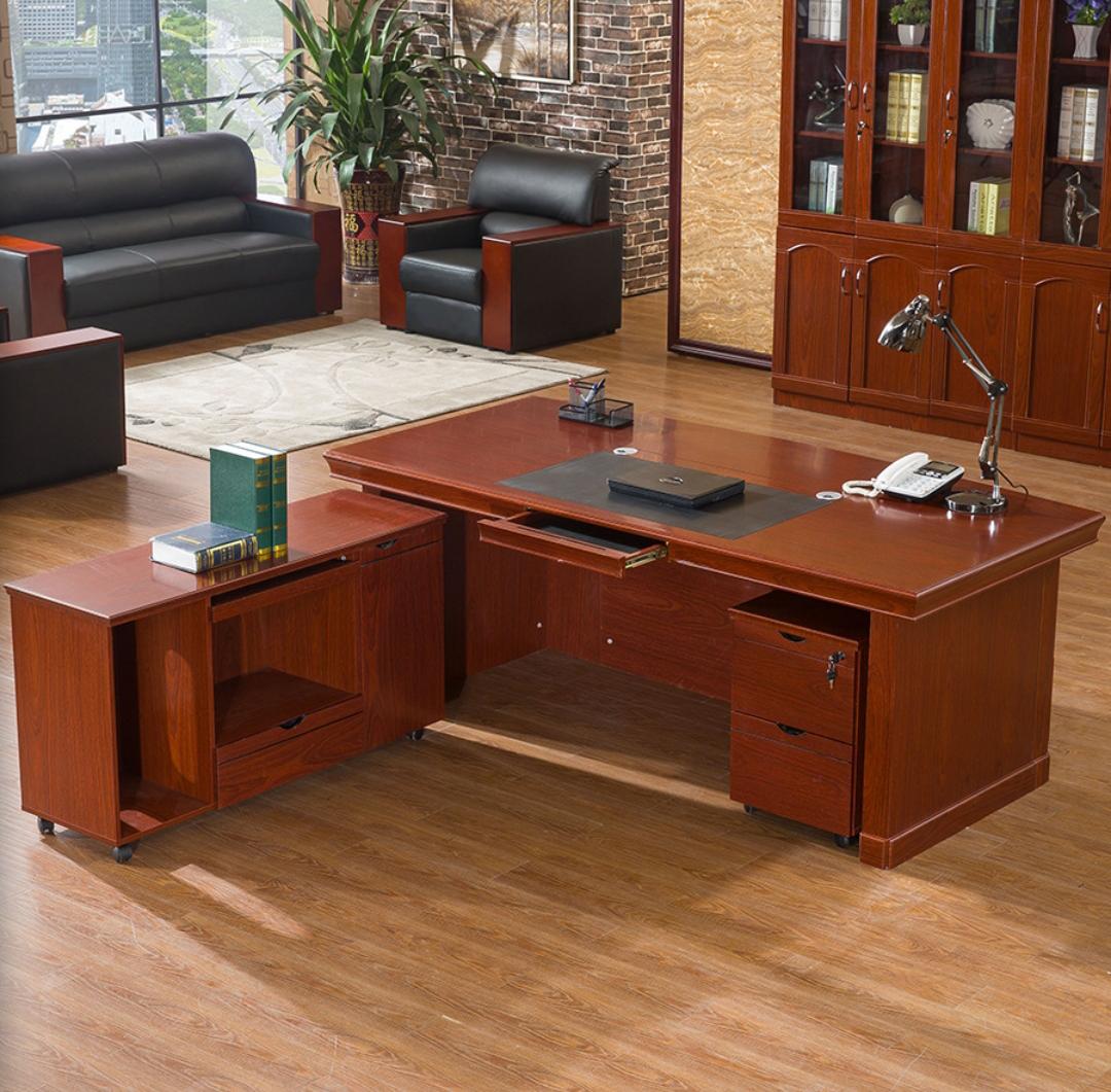 Reception desk, Workstations, Executive desk, Waiting bench, Office chairs, Conference seats, Boardroom table, Coat hangers, Dining table,