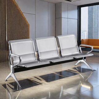 Workstations, Reception desk, Office desks, Office chairs, Fireproof safe, Boardroom table, Conference seats, Coat hangers,