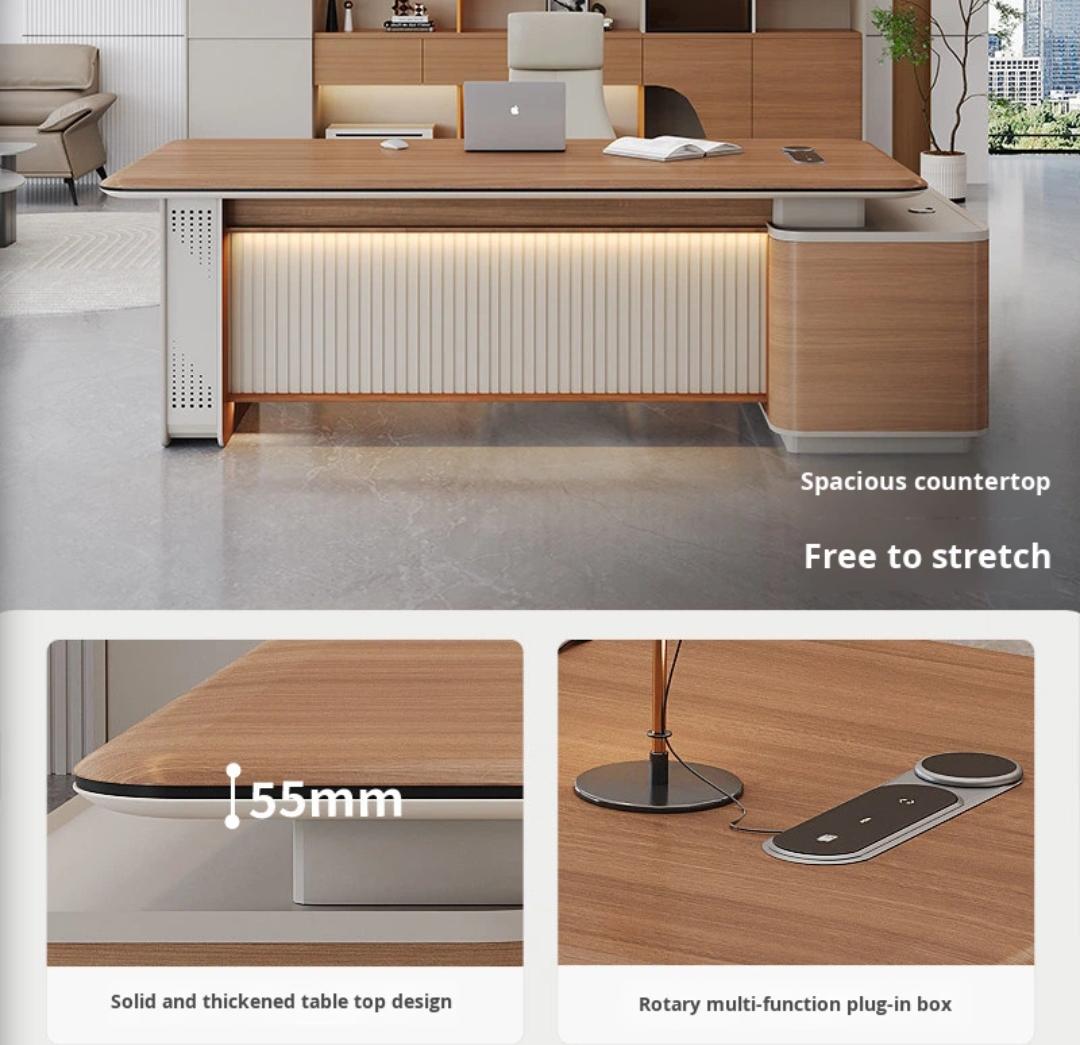 Reception desk, Workstation, Movable pedestal, Office chairs, Office desk, Boardroom table, Conference seats, Coat hangers,