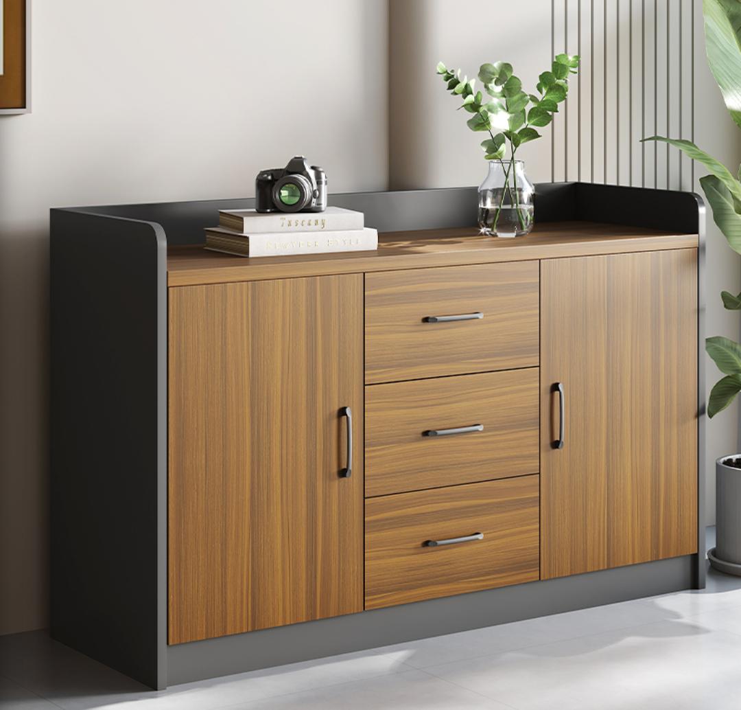 Reception desk, Workstations, Fireproof safe, 2-Door Wooden Credenza, Movable pedestal, Mahogany coat hanger, Executive desk, Dining table,