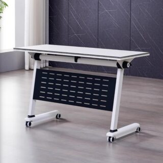 Reception desk, Workstations, Movable pedestal, 2-Door wooden credenza, Filing cabinet, Coat hanger, Office desk, Office chairs, Conference seats,