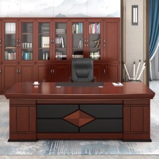 Reception desk, 2-Way curved office workstation, Coat hanger, Filing cabinet, Office chairs, Office desk, Dining table, Dressing Mirror, Eames seats, Marble tables,