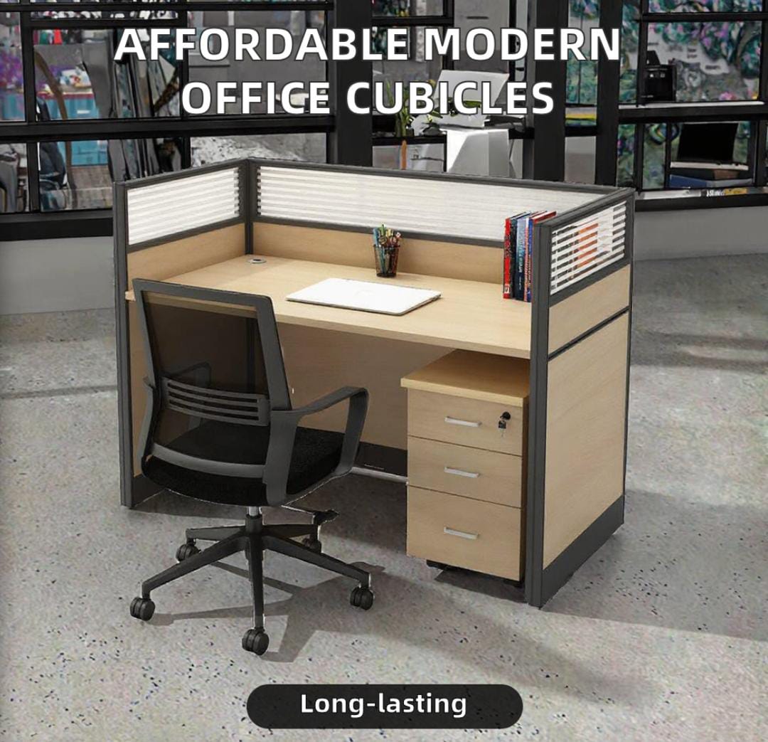 Reception desk, Office Waiting sofas, 3-link Heavy duty bench, Movable pedestal, Chest of drawers, Dining table, Filing cabinet, Coat hanger, Fireproof safe, 2-Door wooden credenza,