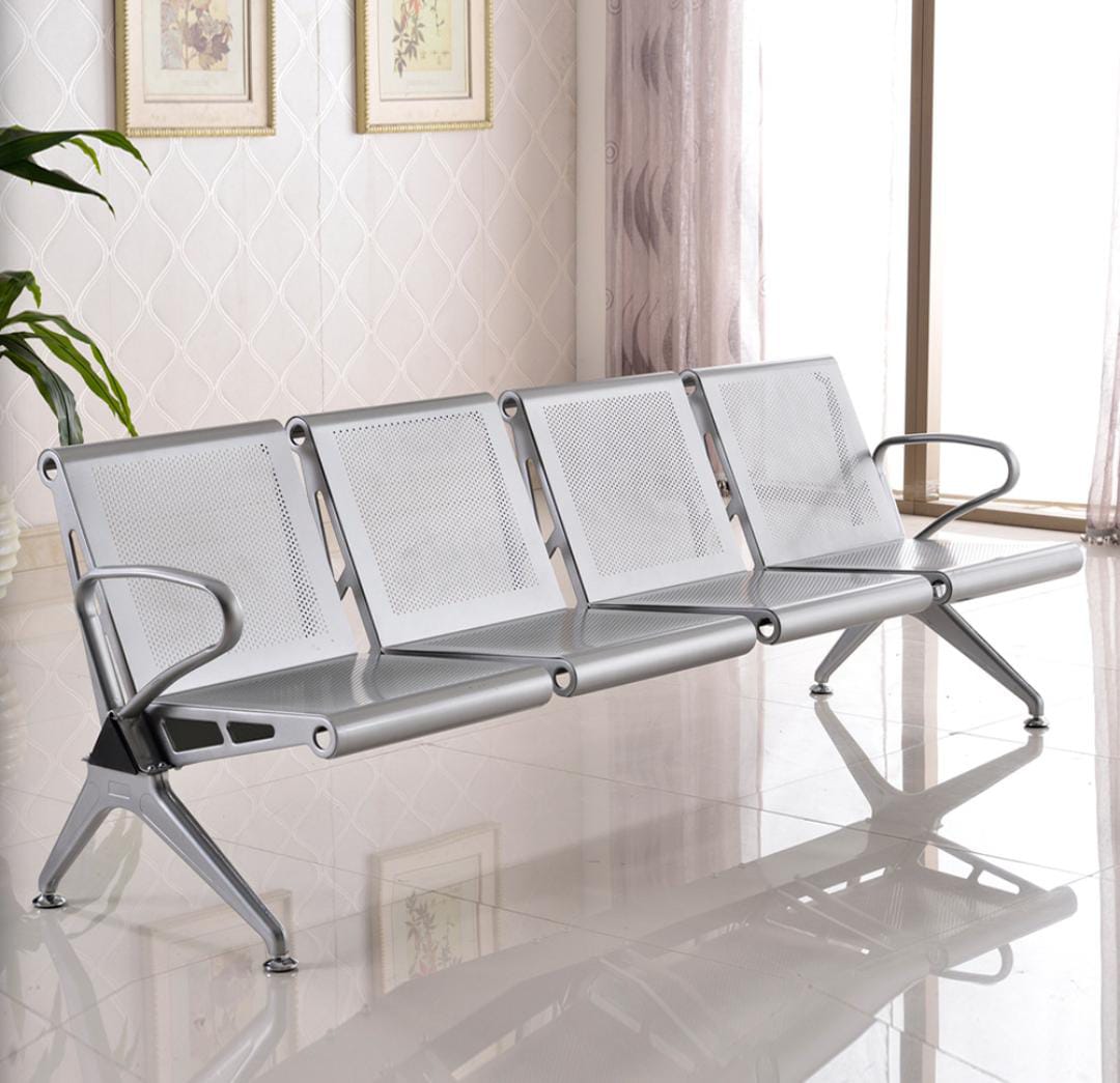 Waiting bench, Reception desk, Workstations, Office chairs , Office desk, Chest of drawers, Filing cabinet, Fireproof safe, Mahogany coat hanger, Movable pedestal, 2-Door wooden credenza,