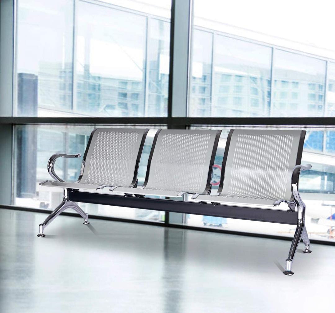 Waiting bench, Reception desk, Workstations, Office chairs , Office desk, Chest of drawers, Filing cabinet, Fireproof safe, Mahogany coat hanger, Movable pedestal, 2-Door wooden credenza,